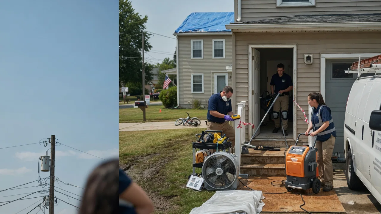 Water Damage Repair in Ellwood City, PA near me